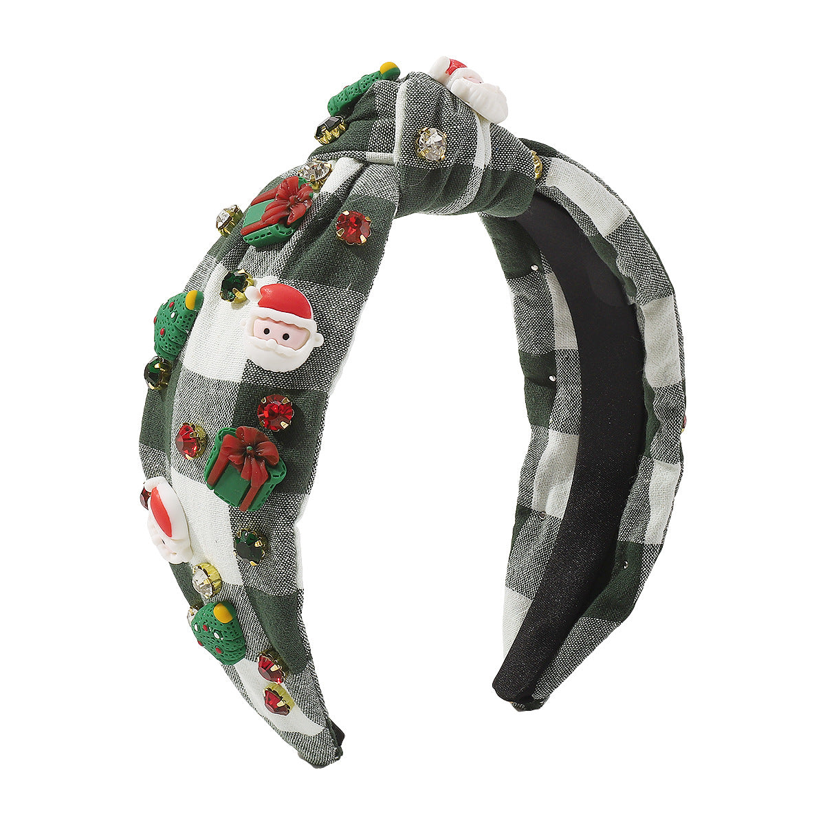 Wholesale Christmas Creative Diamond Santa Claus Headband